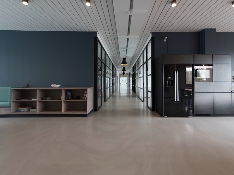 Modern office workspace representing Proflow team